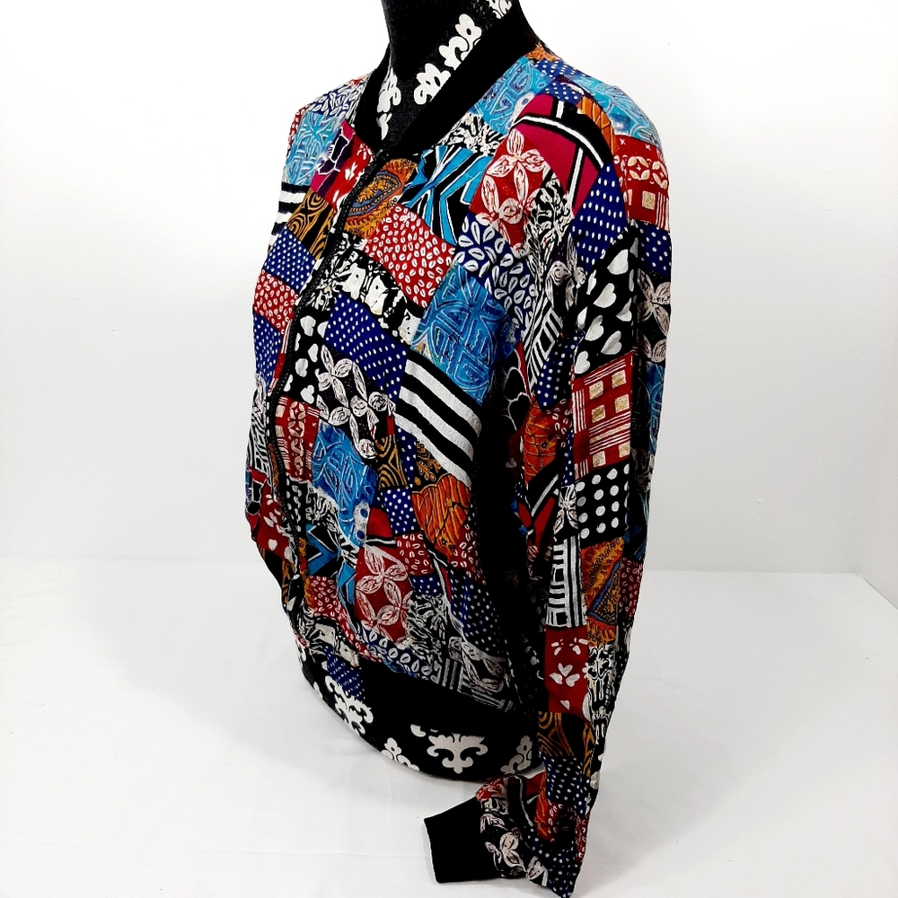 Vintage Ride rayon lightweight jacket, size small - Picture 8 of 11